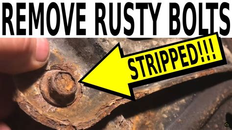 You can use a stiff brush to get rid of as much rust as possible from the screw’s body and its surroundings. Brushing off the rust also mitigates the chance of you snapping the bolt in half. We recommend using a stiff brush with wired bristles for a better job. Lubricate the Bolt. Using oil is undoubtedly the best way to loosen up a rusted .... 