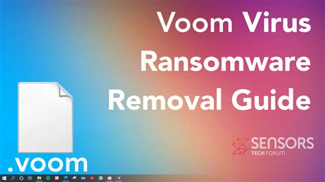 Remove voom File Ransomware (voom Virus Decryption Guide)