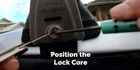 Remove yakima lock core without key.  You&rsquo;ll likely need to pick the lock or for...