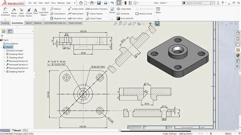 Removed Section View in Solidworks Drawing YouTube