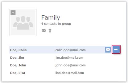 Removing a Contact from a Group - mail.com help
