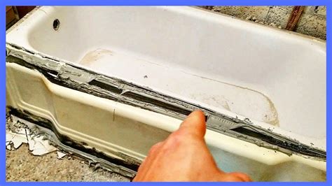 Removing a bath fitter tub liner from a cast iron tub Never do …