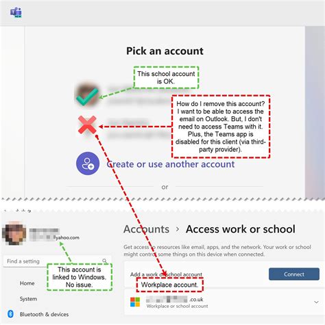 Removing accounts on MS Teams App Microsoft Community.
