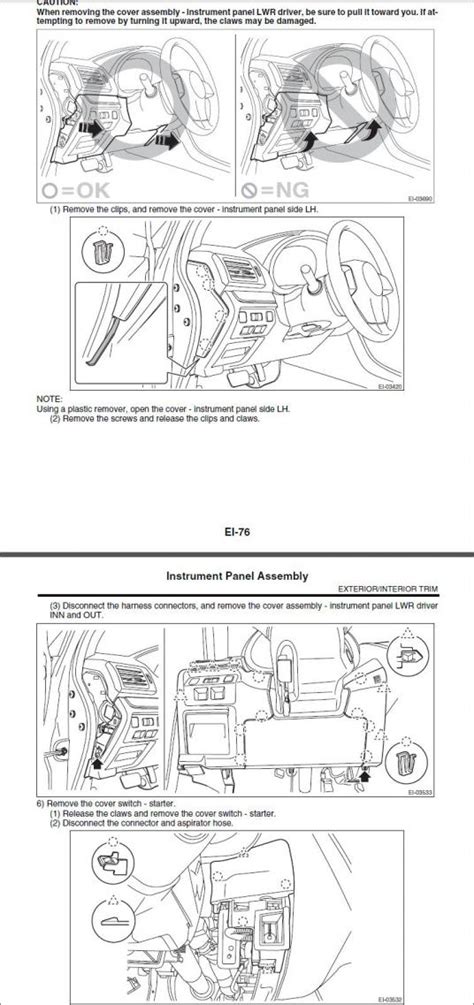 Removing dash blank to install switch - Subaru Crosstrek and XV …