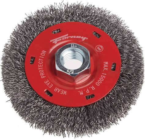 WENHUALI 3 Inch Coarse Twisted Knotted Wire Wheel Brush for Angle Grinder, 5/8 Inch-11 Threaded Arbor, 5 Pack 0.020" Carbon Steel Angle Grinder Wire Wheel for Deep ... performance, rust removal, and quality of the wire cup brush. They mention that it shows hardly any wear after 20 hours of use, it works superbly, and that it takes off heavy .... 