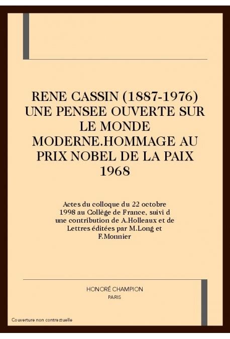 René cassin (1887 1976), une pensée ouverte sur le monde moderne. - Guida allo studio per esame cpt study guide for cpt exam.