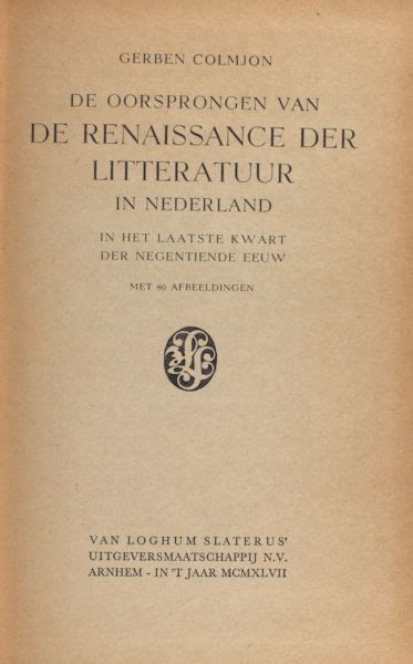 Renaissance der cultuur in nederland in het laatste kwart der negentiende eeuw. - Handbook of medieval culture by albrecht classen.