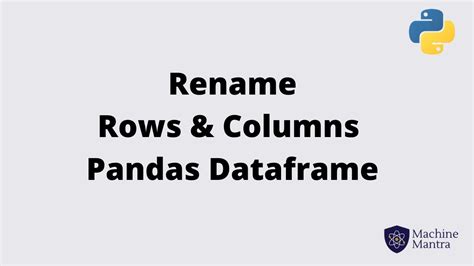 Rename Pandas Columns Using Dictionary