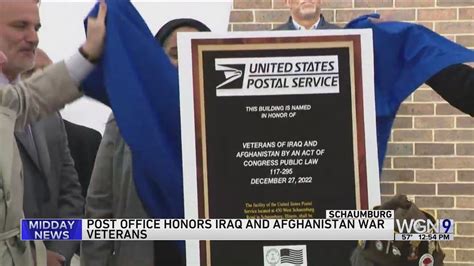 Renamed Schaumburg post office honors war veterans of Iraq and Afghanistan