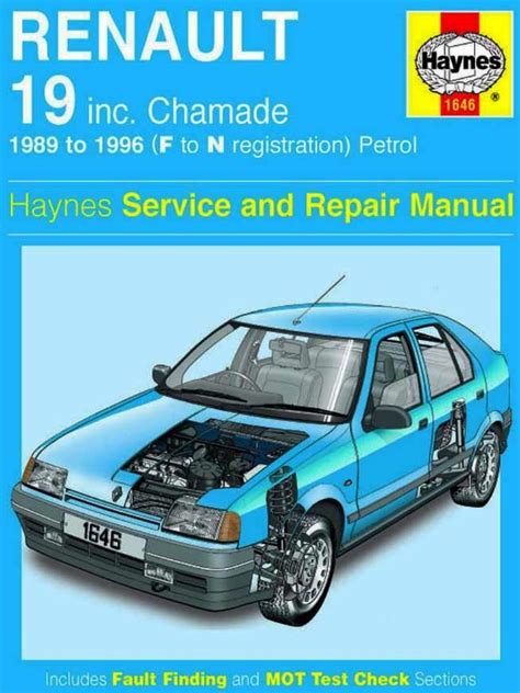 Renault 19 1996 repair service manual. - Manual de servicio de harley nightster 2011.