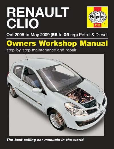 Renault clio dynamique diesel owners manual. - Parti di riparazione manuali di honda gx35.