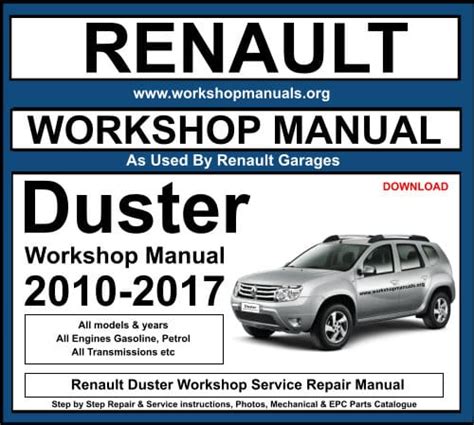 Renault dacia duster engine workshop manual. - Doel en vermaak in het konstruktivisme.
