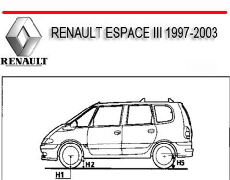 Renault espace 1984 2003 repair service manual. - Manuale di servizio di fabbrica infiniti.