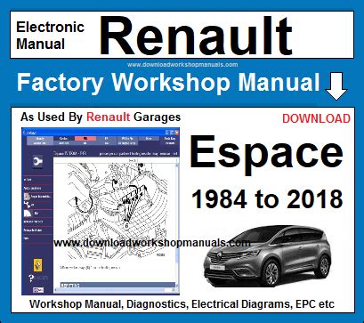 Renault espace 2004 repair service manual. - Hyundai crawler mini excavator r 27z 9 operating manual.