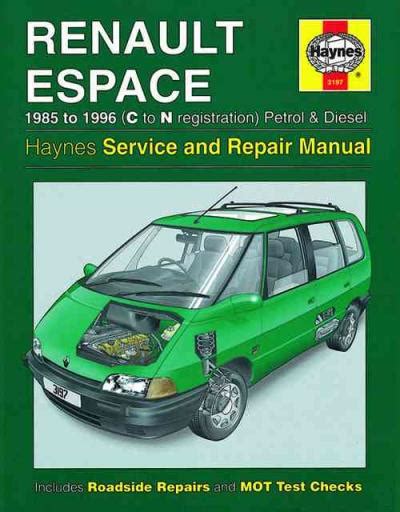 Renault espace service and repair manual haynes service and repair manuals. - Singer sewing machine model 4562 manual.