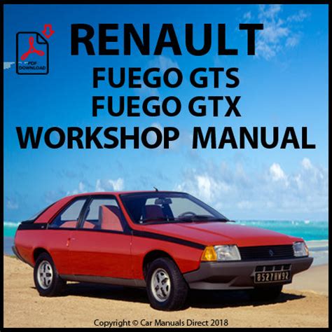 Renault fuego service repair workshop manual 1980 1986. - Puertas de piedra patrick rothfuss fecha de lanzamiento.