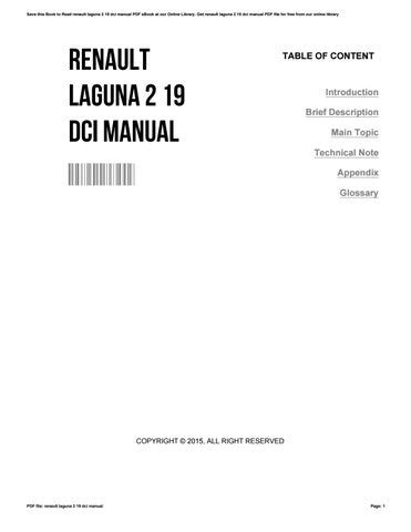 Renault laguna 2 19 dci manual. - Sony cordless headphones mdr if240r manual.