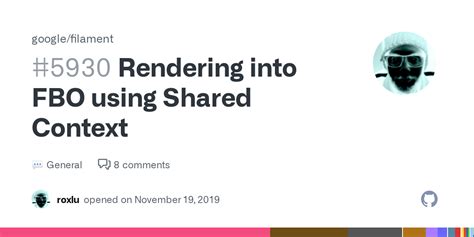 Rendering into FBO using Shared Context #1899 - Github