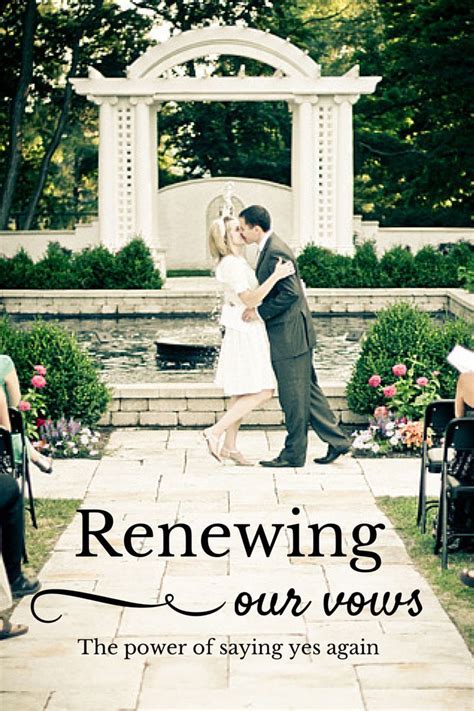Renew vows. What can the Vow Renewal Ceremony include · Write new vows or update your original vows · Include family members who may not have been at your wedding ceremony .... 