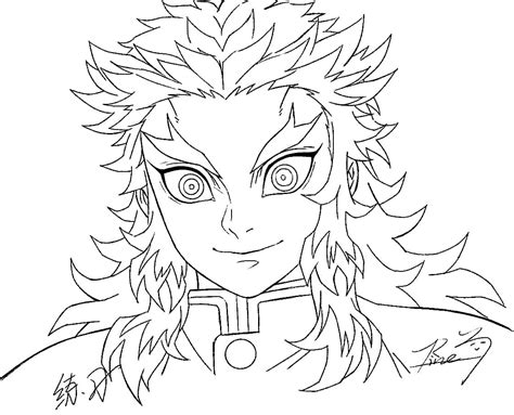 Rengoku Coloring