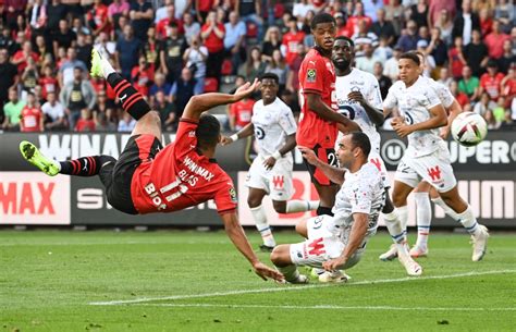 Rennes rallies from 2 goals down to draw 2-2 with Lille. Struggling Lens loses to Metz