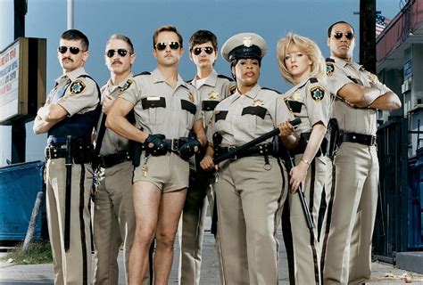 Reno 911 season 8. S1 E1 - How We Do It in Reno. July 22, 2003. 22min. TV-14. Dejected after a day of unsuccessful crime fighting, Officer Dangle rear-ends a civilian and discovers 60 pounds of marijuana in the first episode of this iconic comedy series. Store Filled. Free trial of Paramount+ or buy. Watch with Paramount+. Buy SD $1.99. 