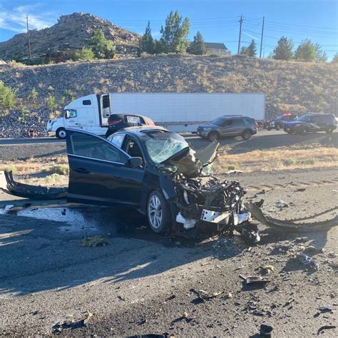 0:22. 0:31. Authorities have released the name of the woman who died in a crash on I-80 west near Patrick earlier this month. The crash happened just before 7:15 a.m. near mile marker 27 on July 19th. Nevada State Police say a 2016 Chrysler 200 driven by 58-year-old Ann Marie Graham was heading west when she tried to change lanes and hit the .... 