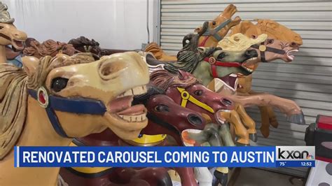 Renovated carousel coming to Austin with horses honoring Carol Burnett, other Texans