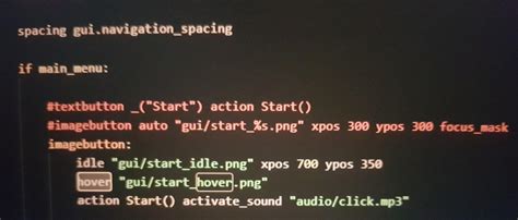 Renpy imagebutton hover.  Watch the li A place for discussion about the R...