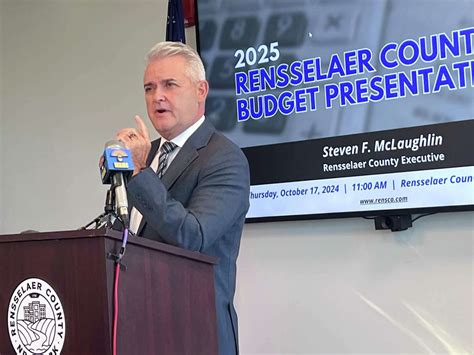 Rensselaer county comptroller.  McLaughlin discussed the issue when the budget was ...