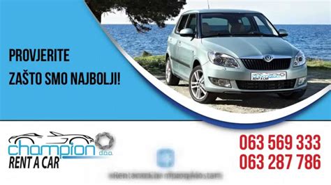 Rent A Car Champion Mostar - Company Manager