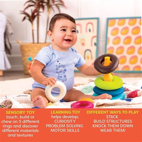 Rent Baby Gear INCLUDING B. toys by Battat B. Toys – Stacking …