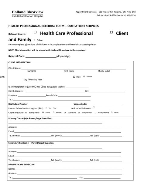 Rent Choice Referral Form DH0214 Family & Community Services