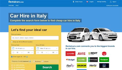 Rent a car in italy. To rent a car with Discover Cars the minimum age is 18. In Italy, in most car rental companies the minimum age for renting a car is 21. Drivers under 25 may also be subject to a young driver surcharge depending on the rental company and vehicle type. But not with Discover Cars! 