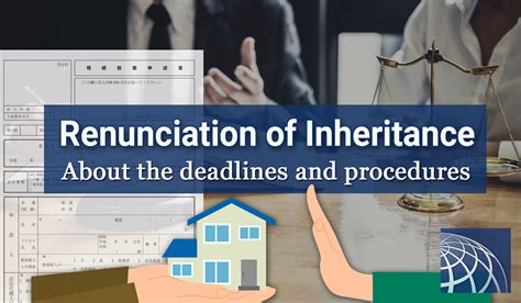 Renunciation Of Inheritance How to write a Real Estate Renunciation