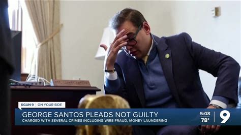 Rep. George Santos pleads not guilty to charges alleging fraud, theft at heart of campaign