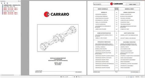 Repair Manual For Carraro Axles On Claas