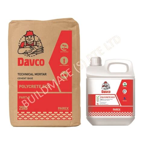 Repair Mortar (Polycrete ECO) - DAVCO - Building Materials ...