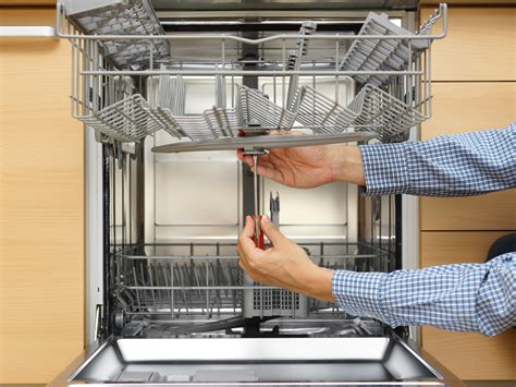 Repair dishwasher. Learn how to diagnose and repair common dishwasher problems, such as leaks, overflows, poor cleaning, and more. Follow the step-by-step instructions and safety tips for DIY … 