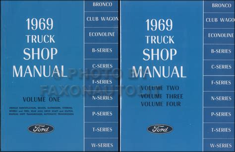Repair guide for 1969 ford f100. - Onan 7000 comercial fuel generator service manual.
