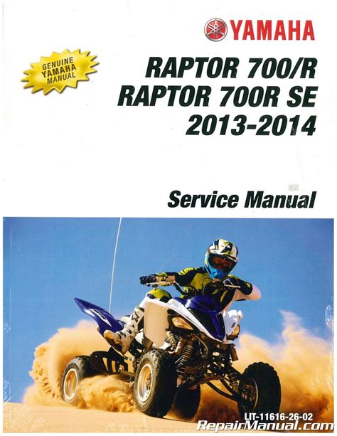 Repair manual 01 yamaha raptor 660. - Andrew dubrin leadership 7ème édition à la charge.