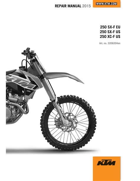 Repair manual 2015 ktm 250 sxf. - Proyectos 7 de las ciencias sociales.