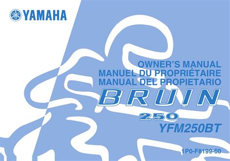 Repair manual 250 yamaha 2006 bruin. - The oxford handbook of chinese linguistics by william s y wang.