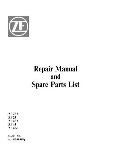 Repair manual and spare parts list bukh bremen. - Manuale del life design dalla pratica alla teoria e dal.