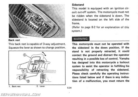 Repair manual for 1987 venture royale. - Manuale tecnico m38a1 manuale motore e frizione.
