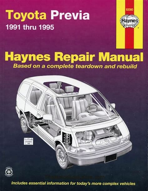 Repair manual for 1991 toyota previa. - 07 bmw e90 3 service manual.