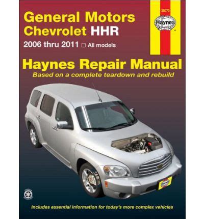 Repair manual for 2006 chevy hhr. - Iesna design guide helps lighting professionals.