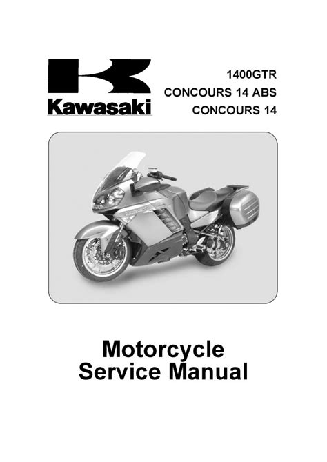 Repair manual for 2015 kawasaki gtr 1400. - Rt 58 a grove crane service manual.