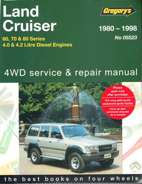 Repair manual for 80 series toyota landcruiser. - Rover 3500 3500s owners manual p6 no 607875.