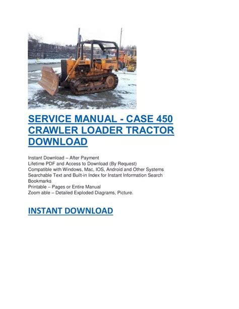 Repair manual for case 450 crawler loader. - Piper pa 18 aircraft super cub illustrated parts catalog manual download.